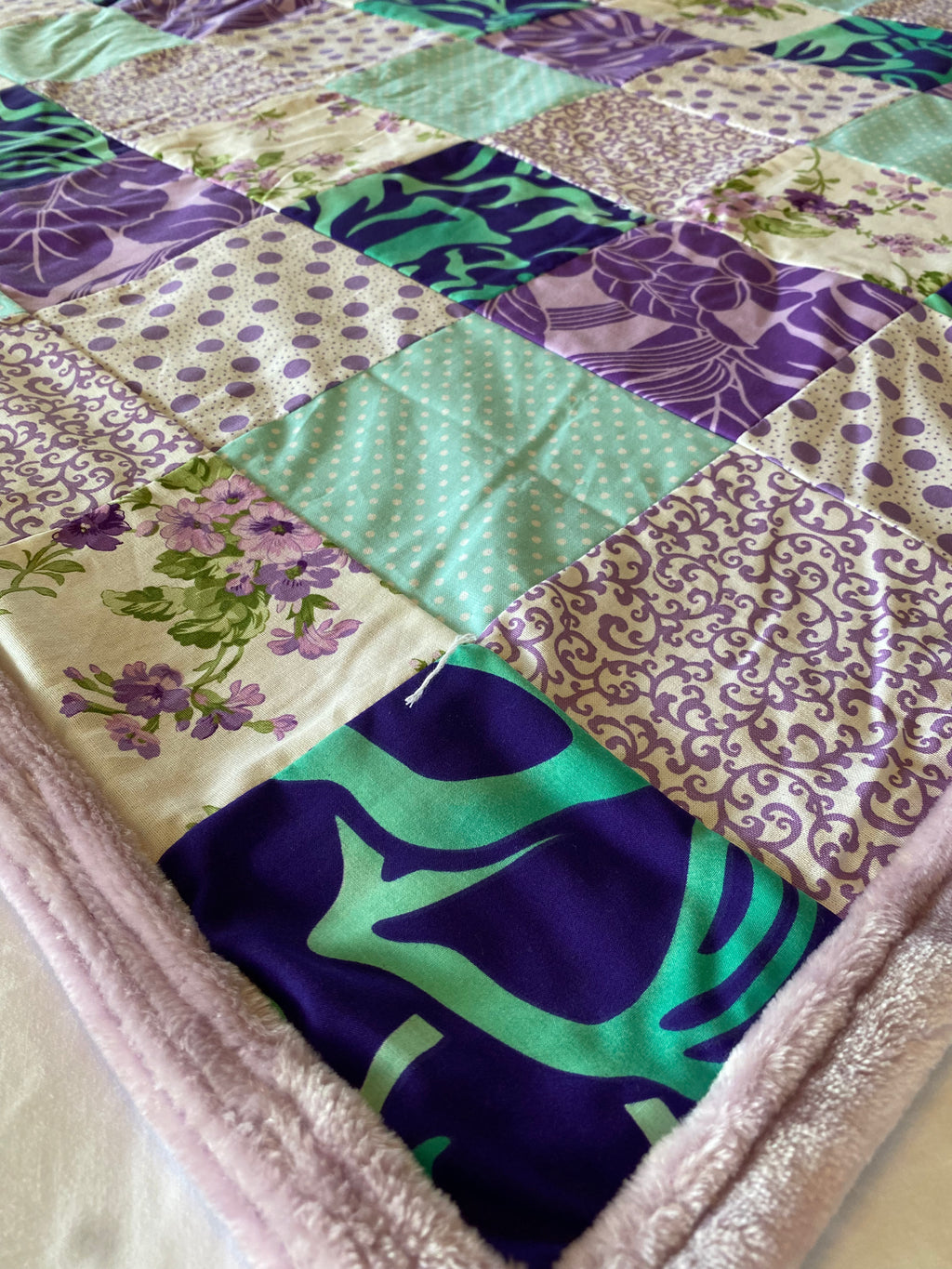 Aqua Violet Quilt
