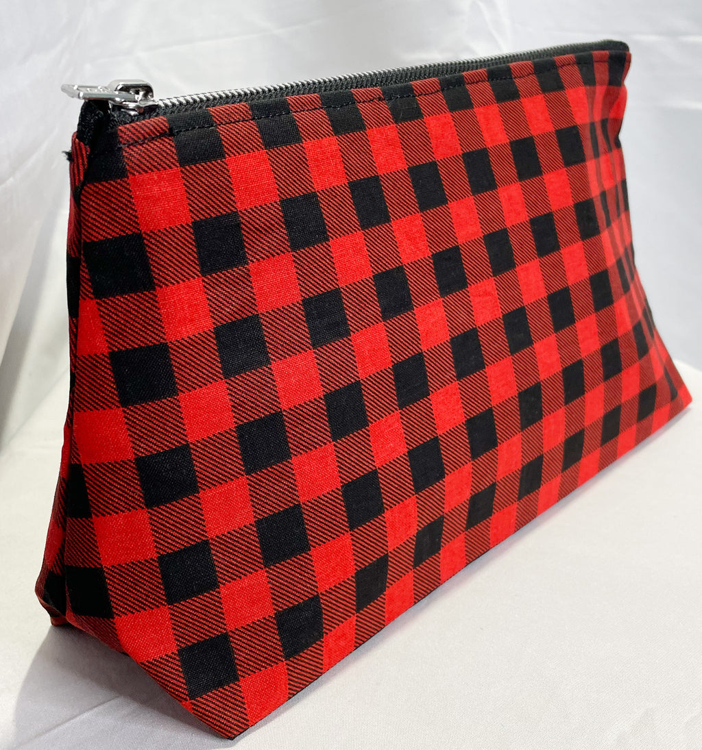 Plaid Beauty Bag